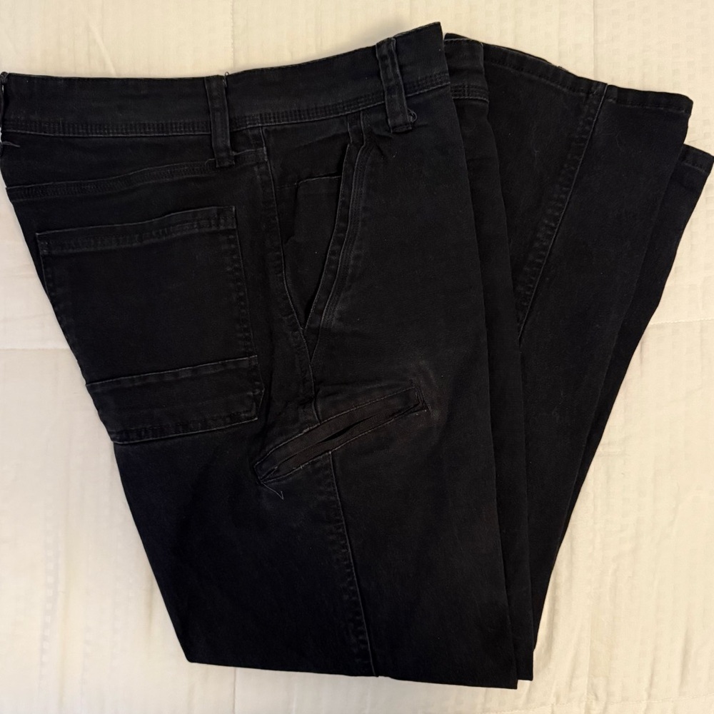 Weatherproof Men's Relaxed Black Jeans